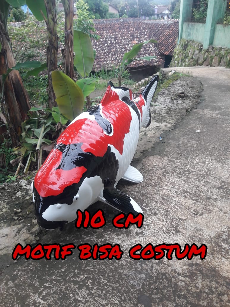JUMBO KOI MINIATUR 110cm MOTIF BISA COSTUM