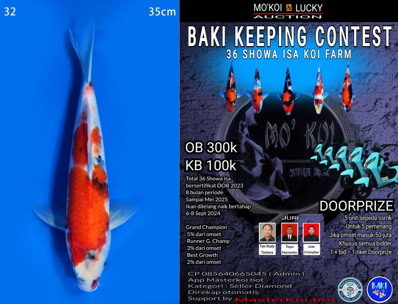 Lelang Koi Online, Jual Beli Ikan Koi, Pusat Jual Beli Koi, Info Lelang Koi Hari Ini, Platform Jual Beli Koi, Jual Beli Ikan Koi Online, Marketplace Ikan Koi, Jual Koi Terbaik, Tempat Beli Koi Berkualitas, Pasar Ikan Koi Online Terpercaya, Penjual Ikan Koi Terpercaya, Beli Koi Hias Online, Ikan Koi untuk Dijual, Koi Kualitas Terbaik, Toko Online Ikan Koi, Koi Hias Untuk Dijual, Jual Beli Ikan Koi Lokal, Koi Indonesia Online, Pusat Jual Beli Koi Terbesar