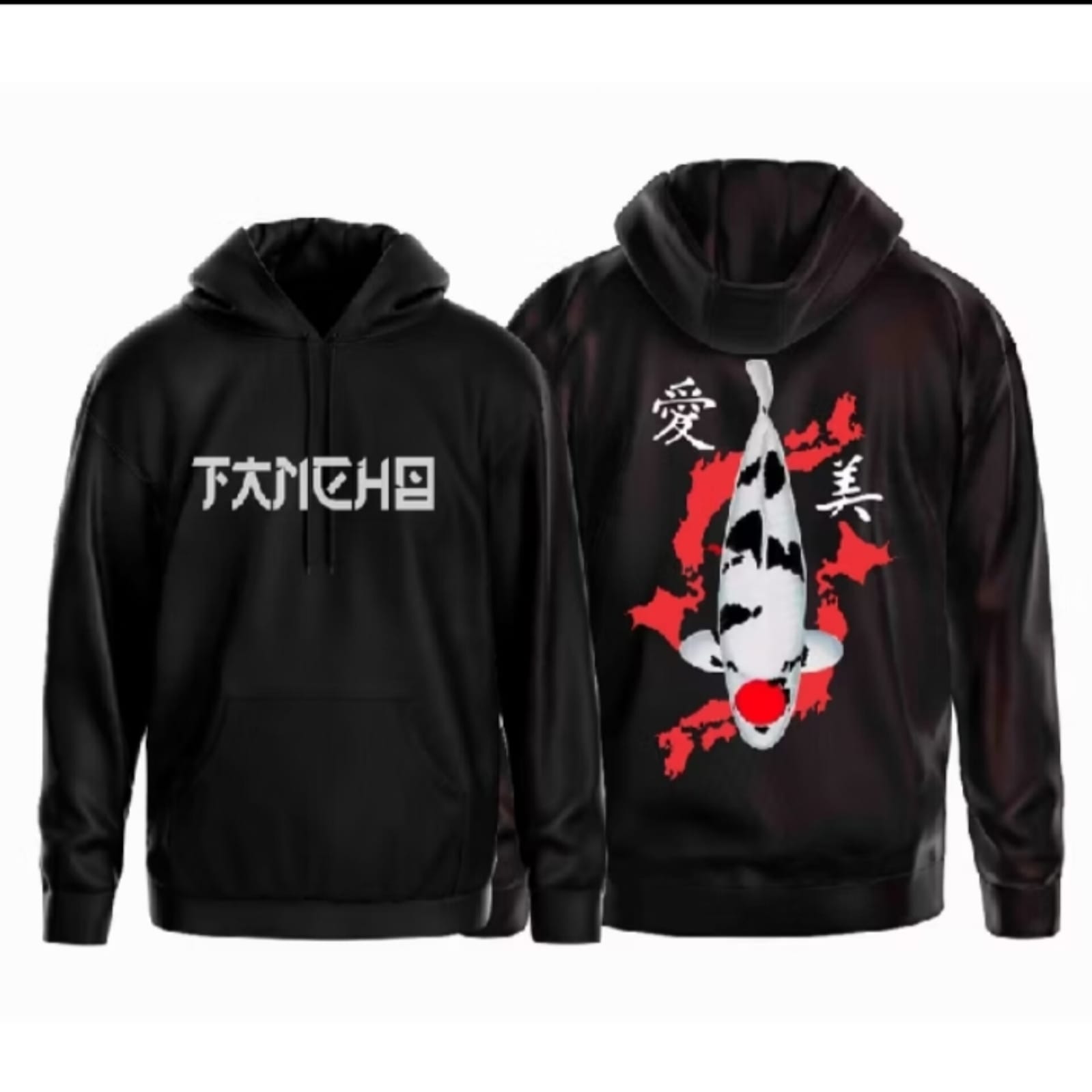 JAKET IKAN KOI THANCO SHOWA BAHAN FLECE PURING TOPI FLECETERSEDIA UKURANANAKSMLXLXXLXXXLREALBIGE SIZE PRIA DAN WANITA NYAMAN DI PAKE 2cm
