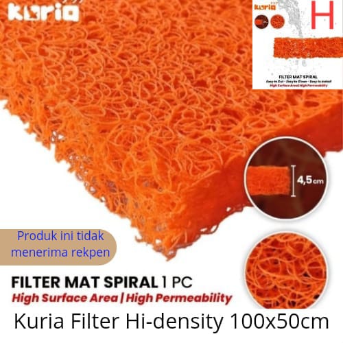 KURIA FILTER HIDENSITY 100 X 50cm